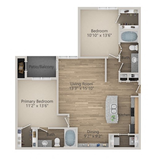 Turin Floor Plan at Riachi at One21, Texas